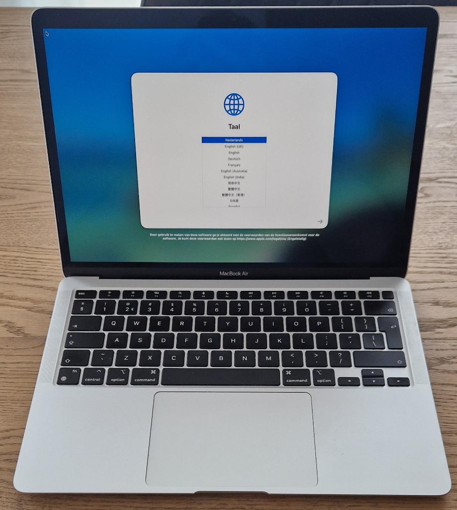 MacBook Air M1 2020 8GB 256GB | Goede staat, Computers en Software, Apple Macbooks, 256 GB, Qwerty, 8 GB, 13 inch