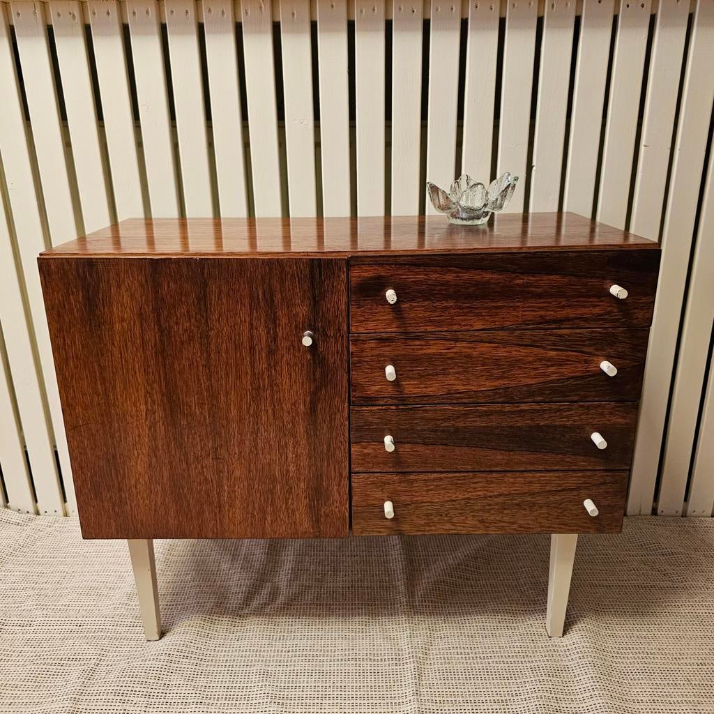 Retro vintage Kastje, Ophalen, Met deur(en), 50 tot 100 cm, X