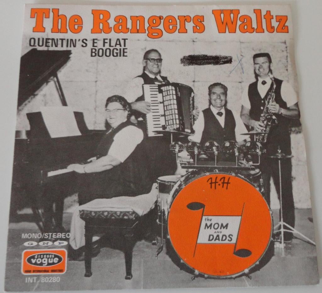 The Mom and Dads > The Rangers Waltz, Gebruikt, 7 inch, Single, Ophalen of Verzenden