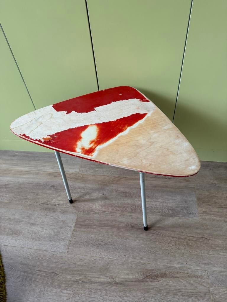 Vintage Rawi bijzettafeltje, Ophalen, Minder dan 55 cm, Gebruikt, Jaren 60