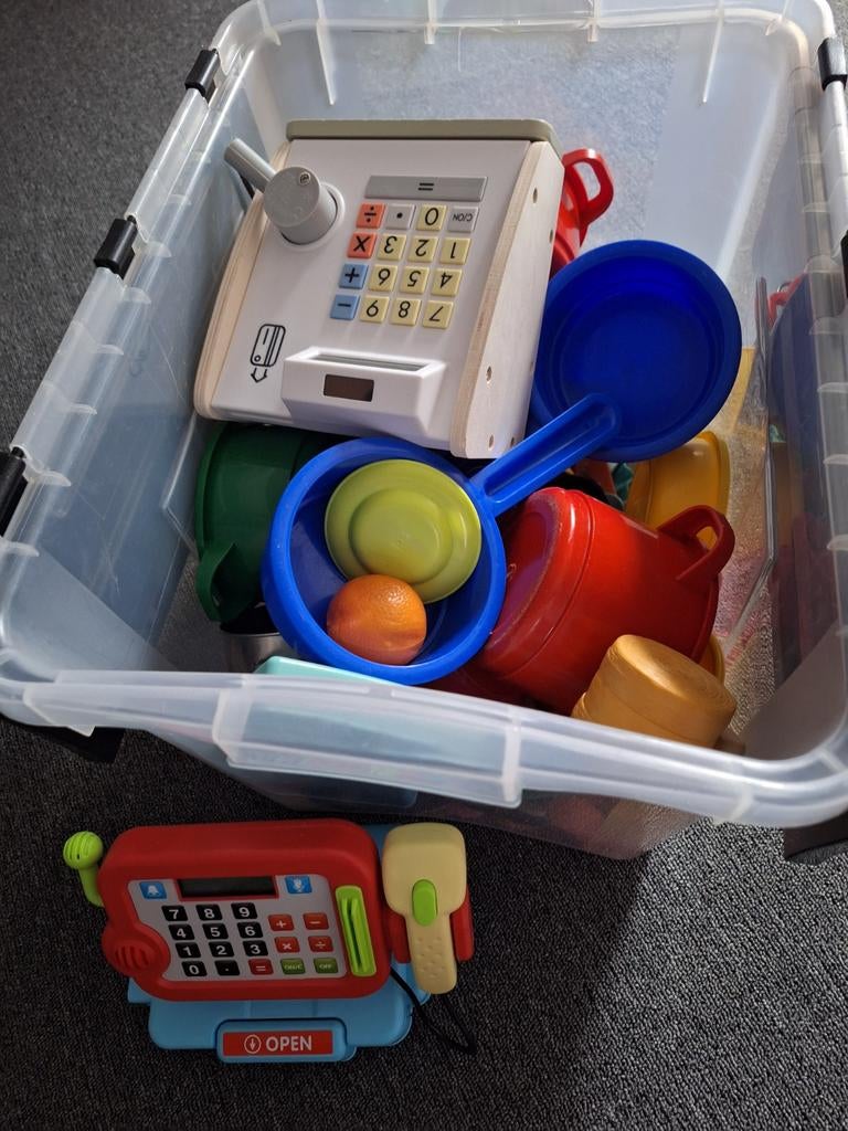 Speelgoed keukenspulletjes en kassa's, Ophalen, Gebruikt, Kunststof, Speelkeuken-accessoire