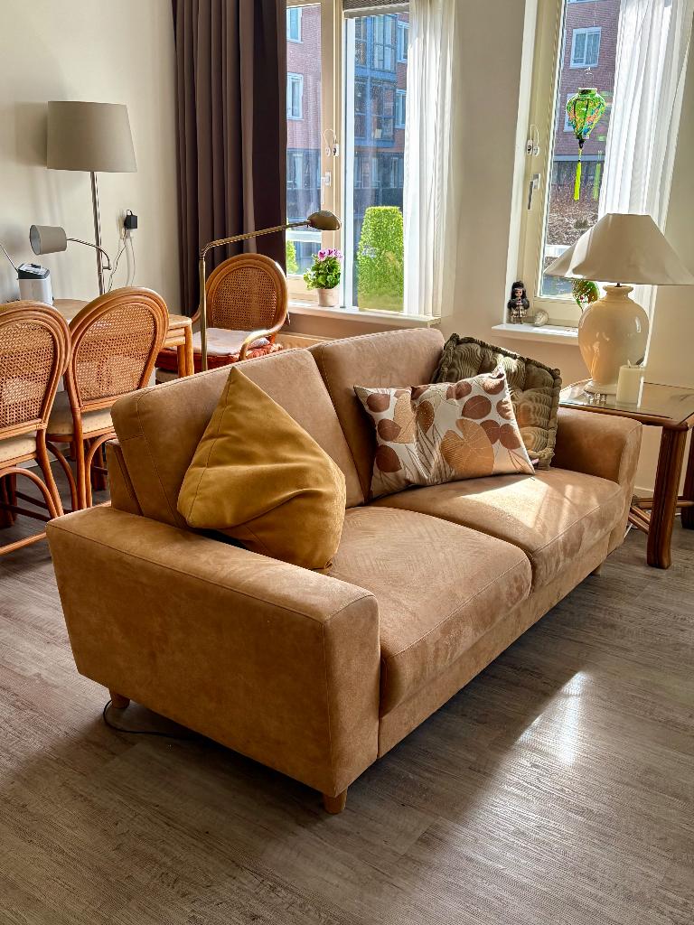 Tweezits bank * BIJNA GRATIS *, Ophalen, Gebruikt, 150 tot 200 cm, Tweepersoons