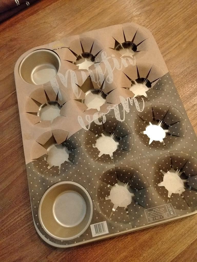 Muffin bakblik, Ophalen of Verzenden, Nieuw, Cupcakes, Bakvorm