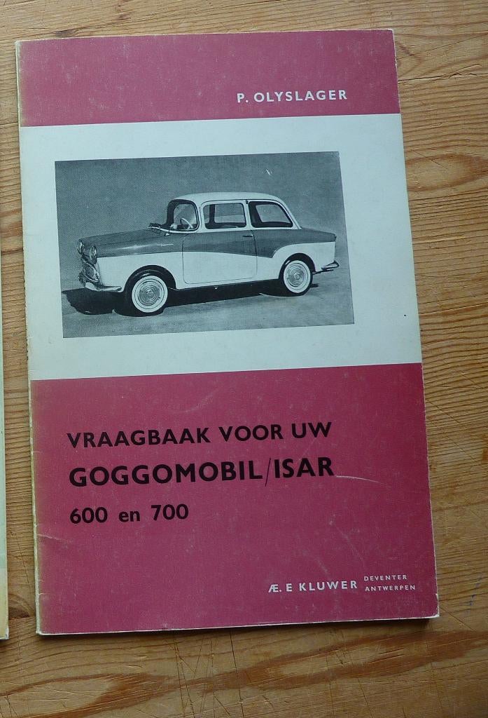 Goggomobil / Glas Isar 600 en 700 vraagbaak vanaf 1959, Ophalen of Verzenden