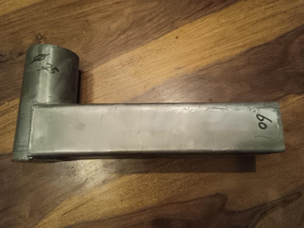 Waterafvoer stadsuitloop lood, 60 tot 80 mm, Nieuw, Ophalen of Verzenden, Minder dan 2 meter