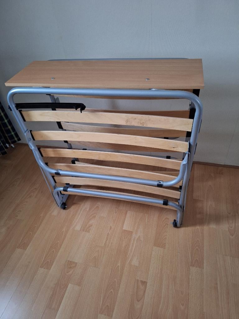 vouwbed, Ophalen, 190 cm of minder, Zo goed als nieuw, 80 cm