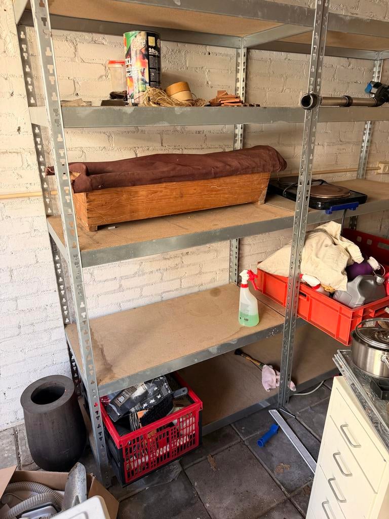 Twee Stellingkasten - Robuuste Opslagrekken, Ophalen, Gebruikt