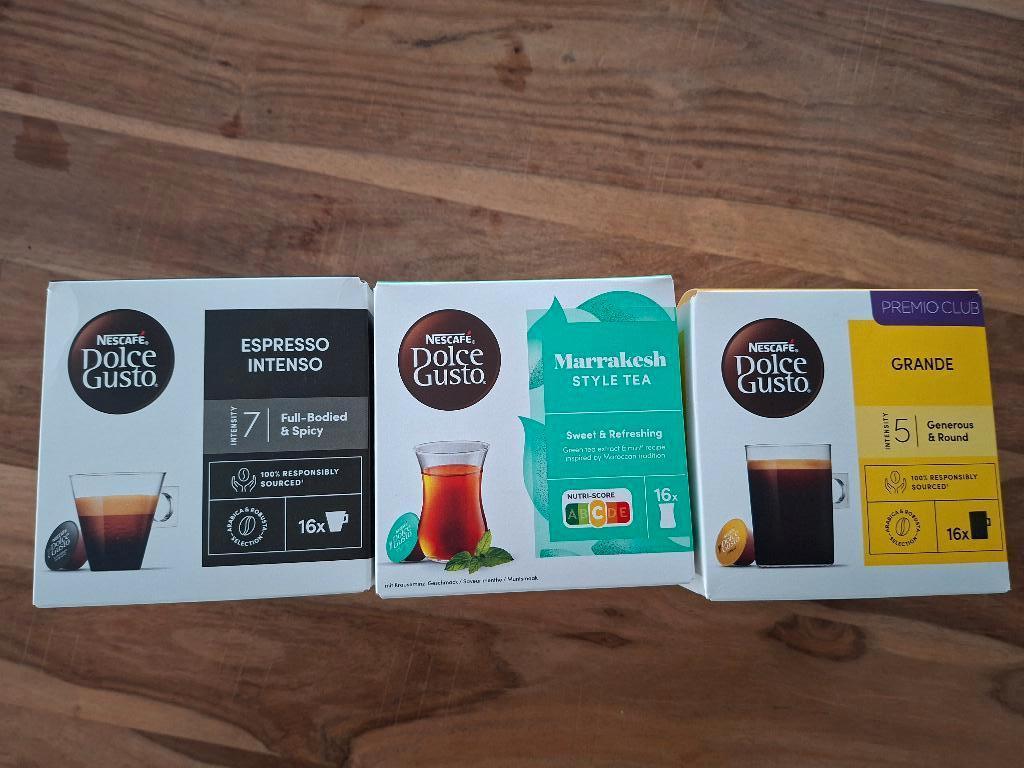 Orginele Dolce gusto koffie/thee, Ophalen