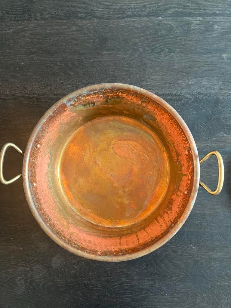 Koperen Jam/Confiture Pan - Ø 36cm, Ophalen of Verzenden, Gebruikt, Overige materialen, Overige typen