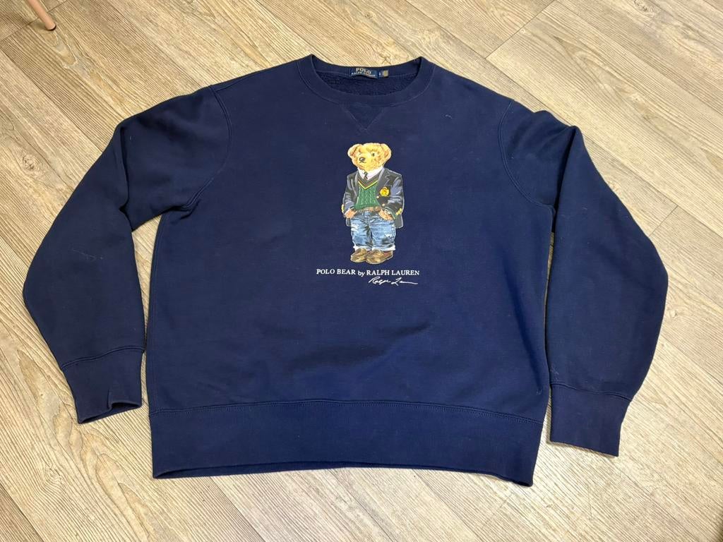 ZGAN sweater polo Ralph Lauren met Polo bear maar L, Ophalen of Verzenden, Zo goed als nieuw