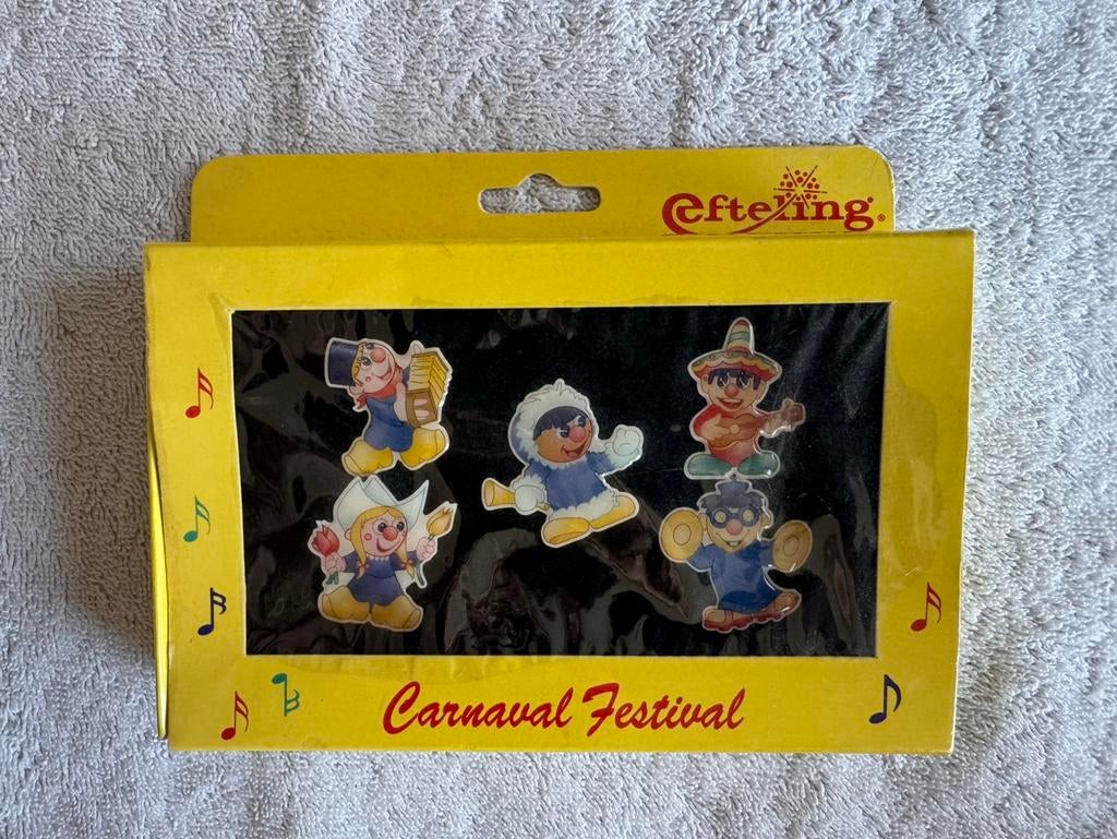 5-Delige Efteling Pinset het Carnaval Festival, Ophalen of Verzenden, Zo goed als nieuw, Button of Speldje