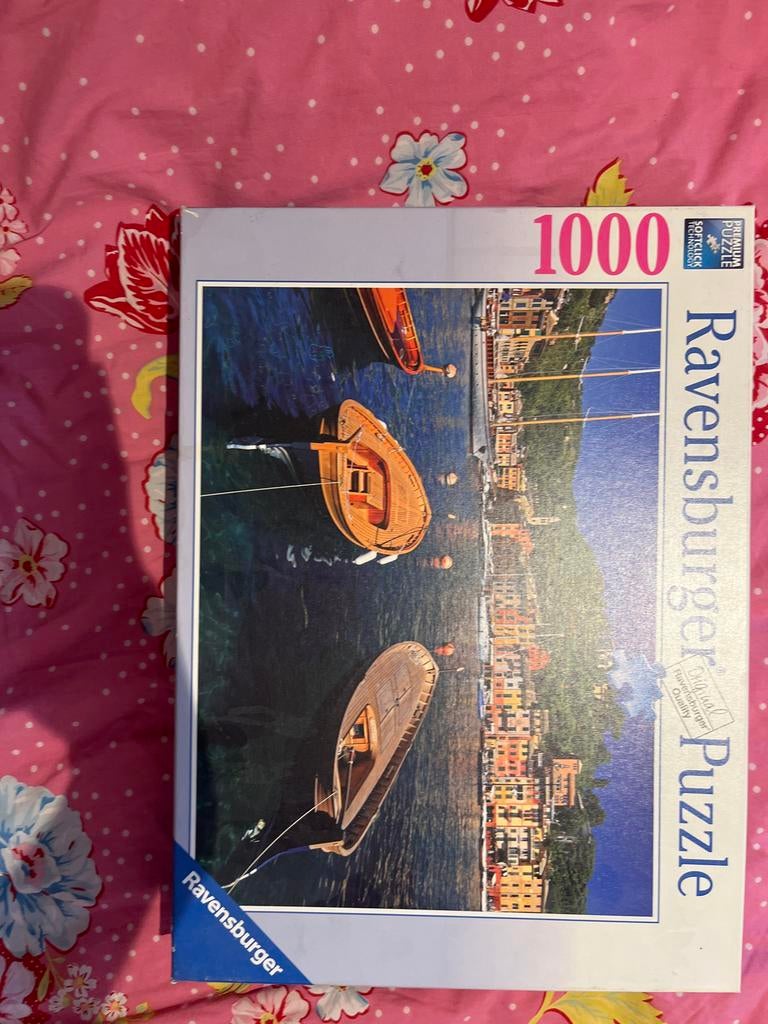 Ravensburger Legpuzzel 1000 stukjes - Havenzicht, Ophalen of Verzenden, 500 t/m 1500 stukjes, Gebruikt, Legpuzzel