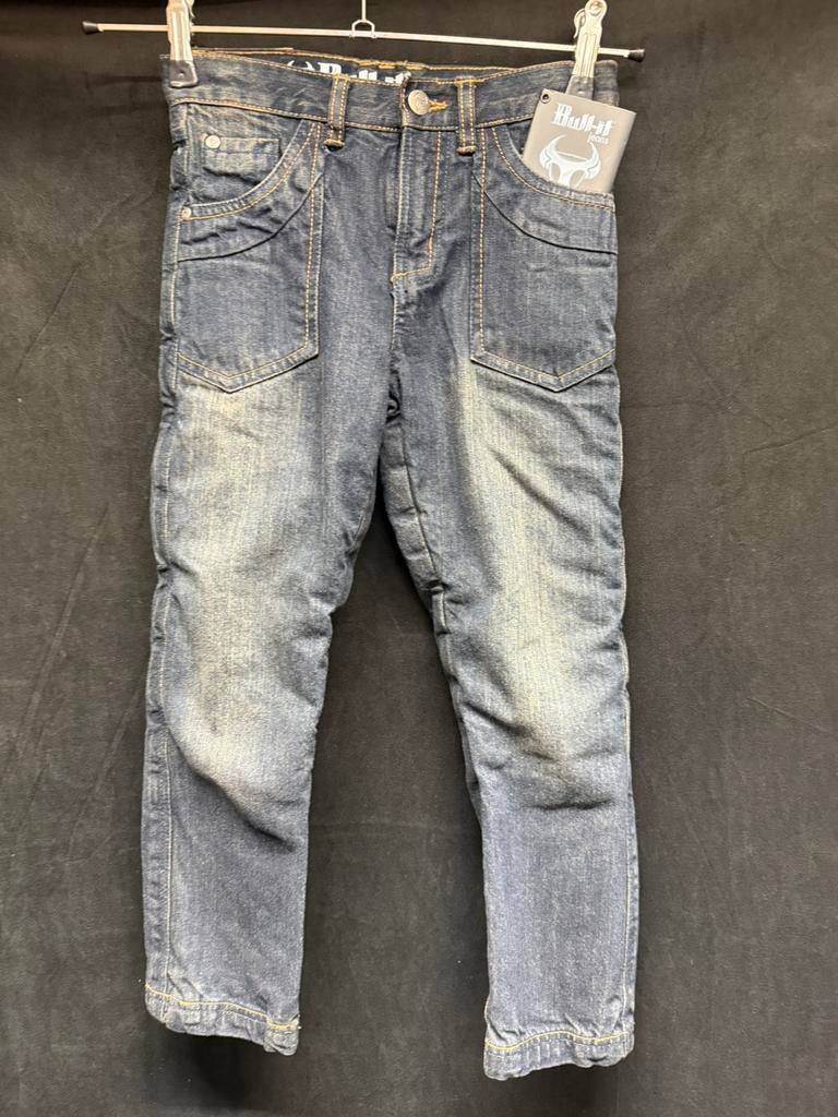 Bullit motorjeans 7/8 jaar nieuw nu €39, Ophalen of Verzenden, Nieuw met kaartje, Kinderen, Broek | textiel