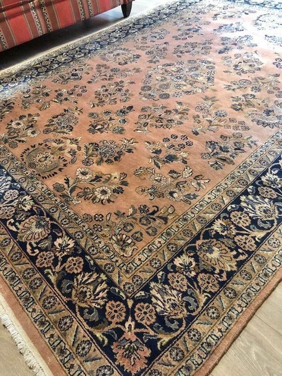 Perzisch tapijt handgeknoopt kerman vloerkleed wol 300x200, 200 cm of meer, Ophalen of Verzenden, 200 cm of meer, Rechthoekig