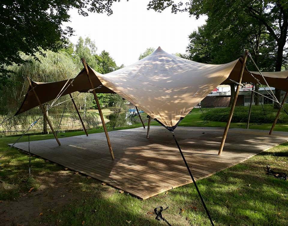 Vloeren te huur voor stretchtent pagodetent tipi tent ed, Hobby en Vrije tijd, Feestartikelen | Verhuur, Ophalen of Verzenden
