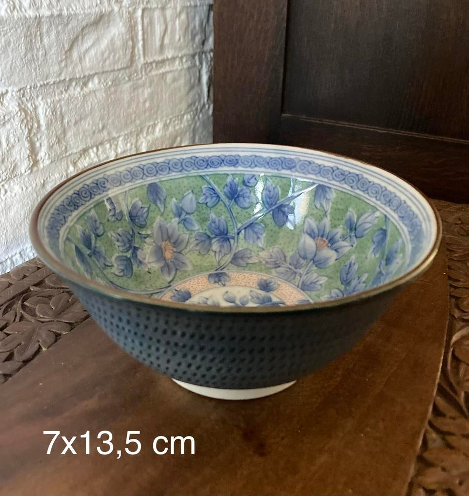 Antieke Japanse porseleinen rijst kom, Antiek en Kunst, Antiek | Porselein, Ophalen of Verzenden