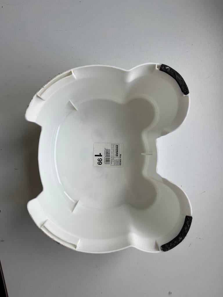 Krukje opstapje verhoging met katten gezichtje, Ophalen, Gebruikt