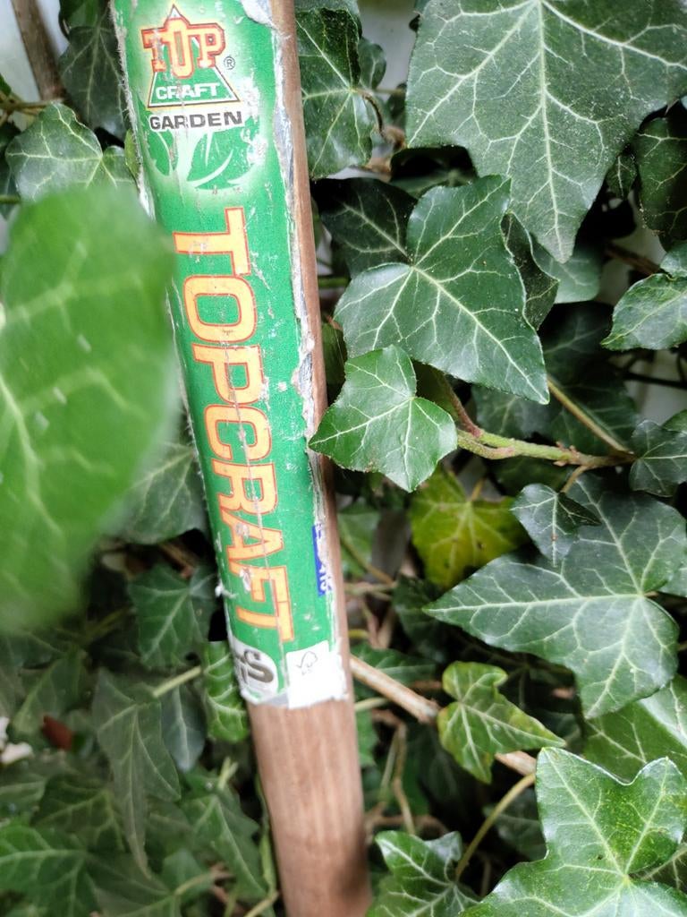 Harde bezem met steel met staal in borstel, Ophalen, Bezem