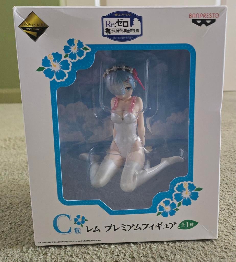 Re:Zero Rem Prize C Anime Figure Rare Japan, Ophalen of Verzenden, Nieuw
