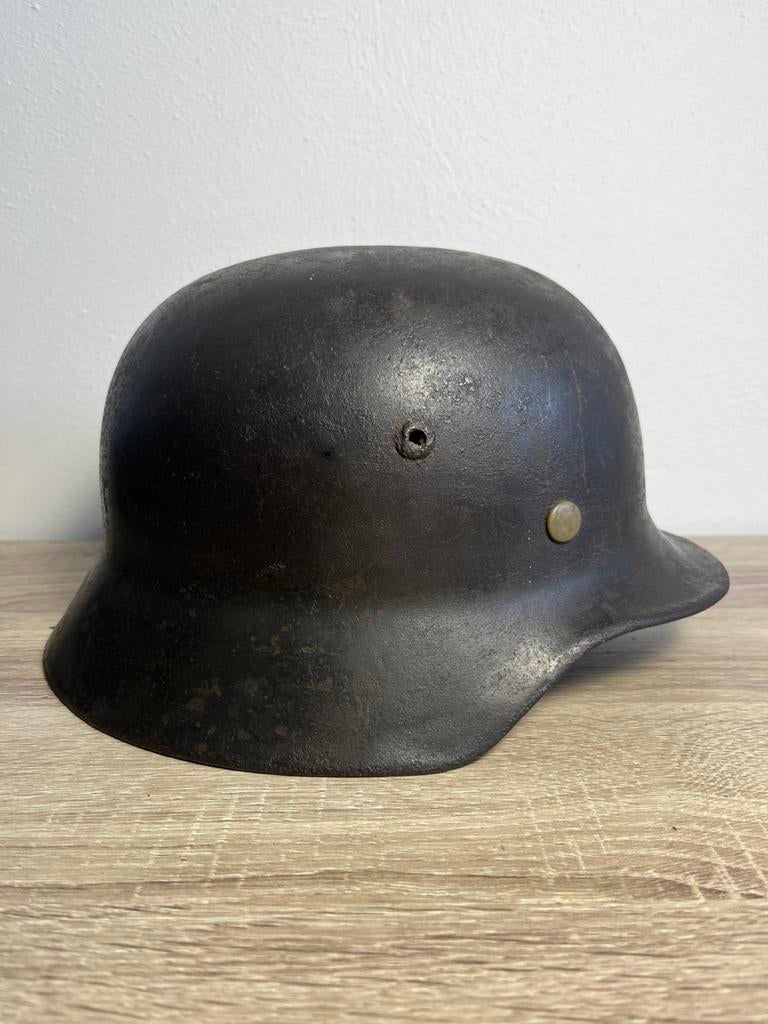 Duitse helm M35 sd wh reissue, Ophalen of Verzenden, Landmacht, Duitsland, Helm of Baret