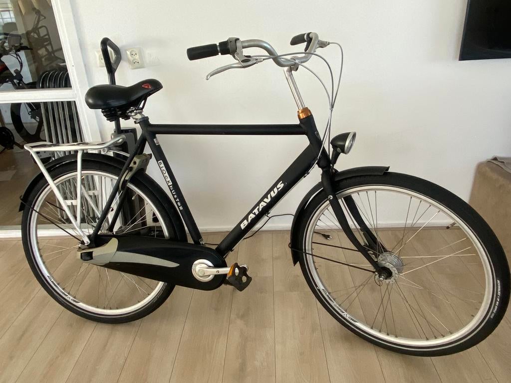 Batavus herenfiets, maat 62, recent onderhoud gehad, Fietsen en Brommers, Fietsen | Heren | Herenfietsen, Gebruikt, Versnellingen