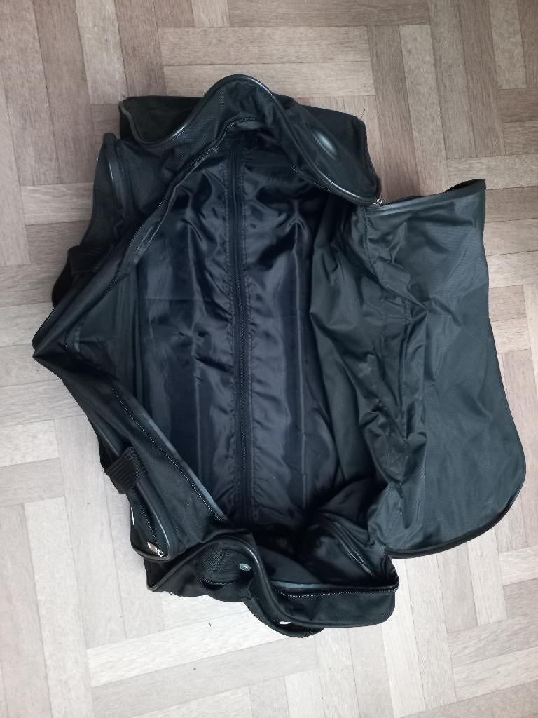 reistas Leonarda zwart met wieltjes, Wieltjes, 40 tot 60 cm, 30 cm of meer, Verzenden