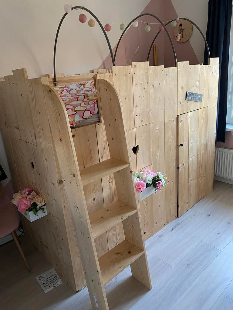 Bedhuisje hoogslaper, Ophalen, Gebruikt, Hoogslaper