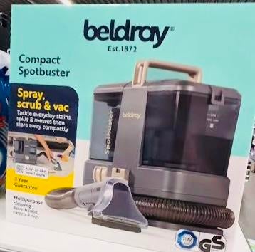 Nieuw in doos Beldray tapijt/meubel reiniger te koop!!!, Ophalen, Nieuw, Reservoir, Stofzuiger
