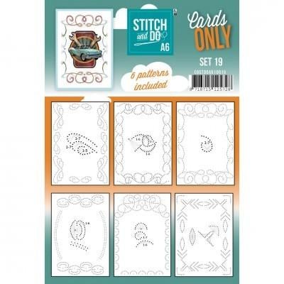 Stitch and Do A6 Cards only 19 en 6 verschillende oplegkaart, Hobby en Vrije tijd, Kaarten | Zelf maken, Blanco kaart of Basiskaart
