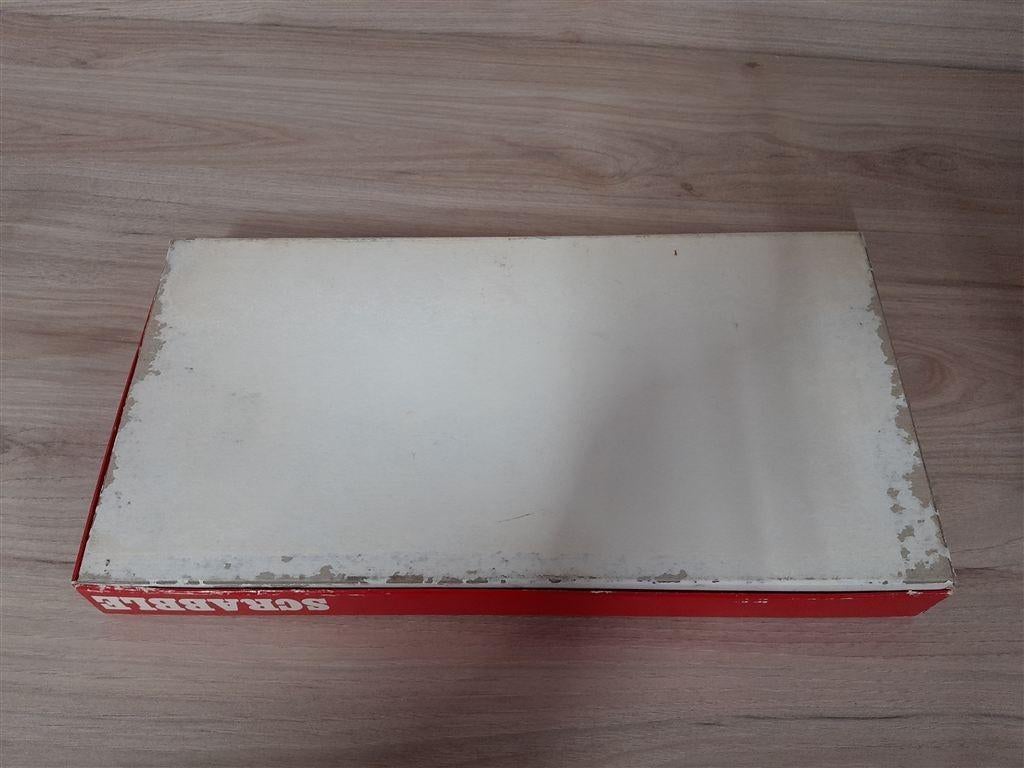 scrabble rode doos houten letters spel [s1242], Hobby en Vrije tijd, Gezelschapsspellen | Bordspellen, Verzenden, Zo goed als nieuw