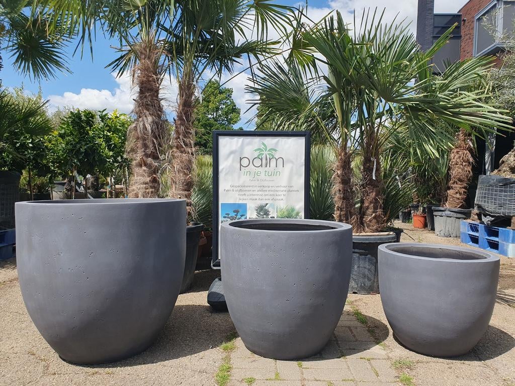 Bloempotten kent XXL, Tuin en Terras, Ophalen, Rond, Kunststof, Minder dan 30 cm