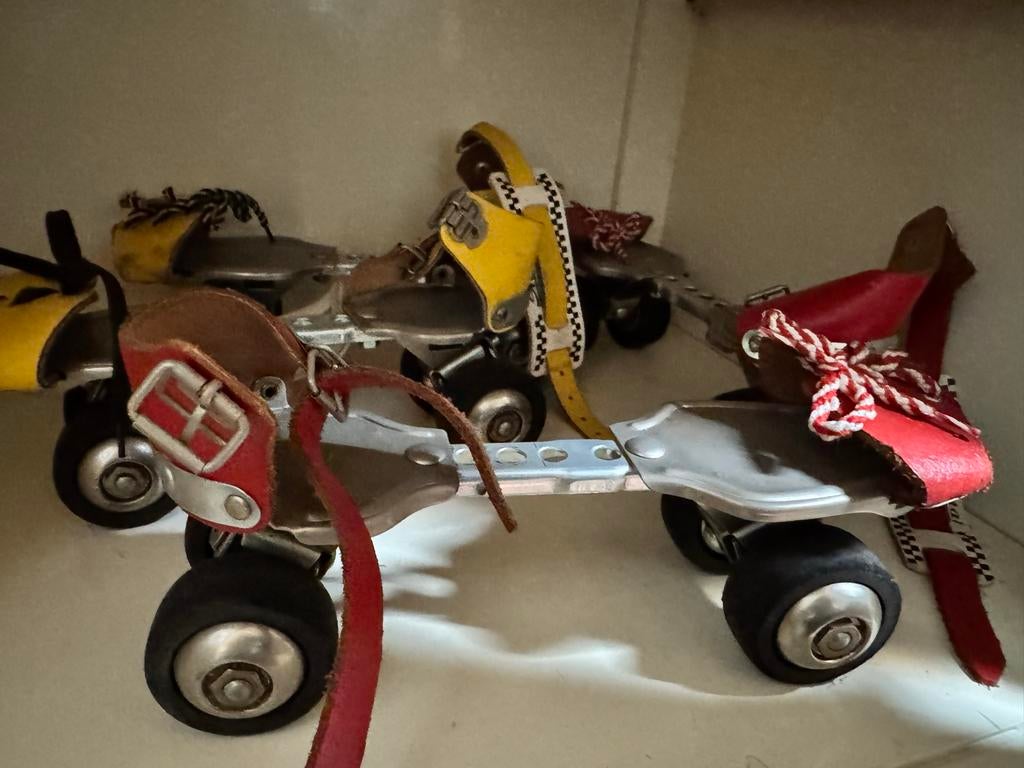 Ouderwetse rolschaatsen, Ophalen, Verstelbaar, Gebruikt, Kinderen
