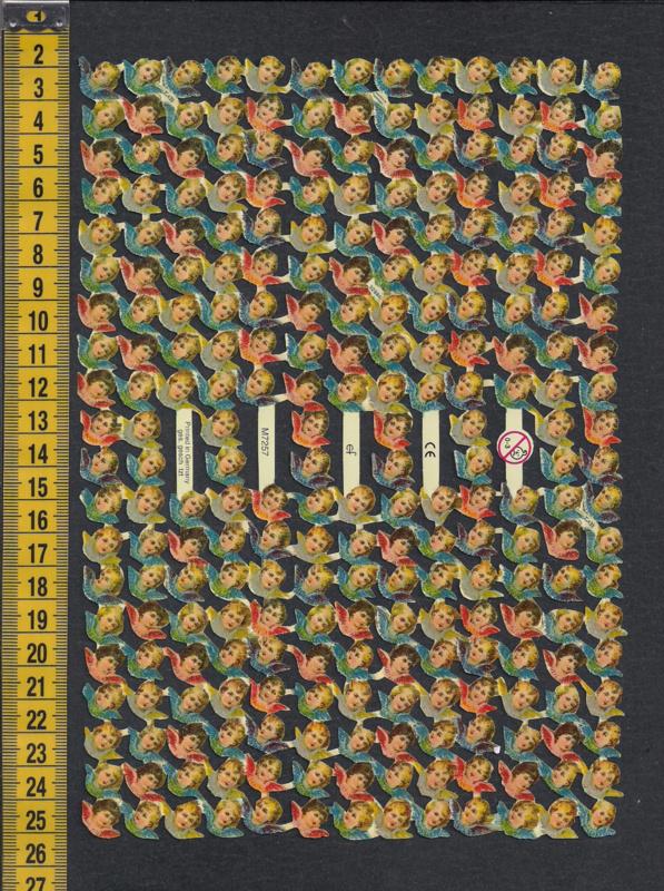 Miniatuur Engelkopjes Poëzieplaatjes M7257, Ophalen of Verzenden