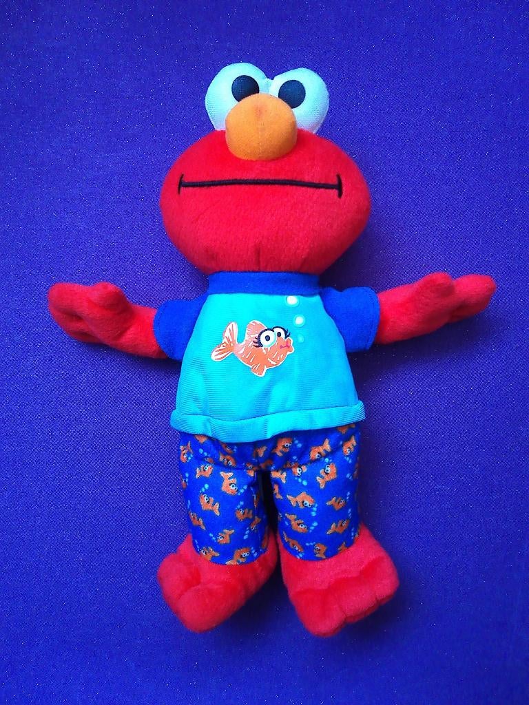 SESAMSTRAAT HASBRO Knuffel ELMO MET GELUID UIT 2010. 30 CM, Met label, Overige typen, Nieuw, Ophalen of Verzenden