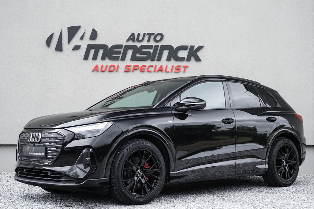 Audi Q4 e-tron 35 / 2x S-line/ Head-up Display/ Standkachel/, Auto's, Automaat, Achterwielaandrijving, Zwart, 1865 kg