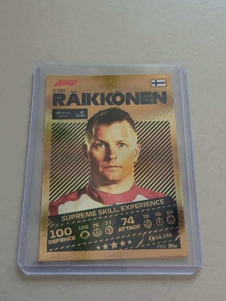 Kimi Räikkönen Topps Turbo Attax 2021 F1 Kaart, Ophalen of Verzenden, Zo goed als nieuw, Formule 1