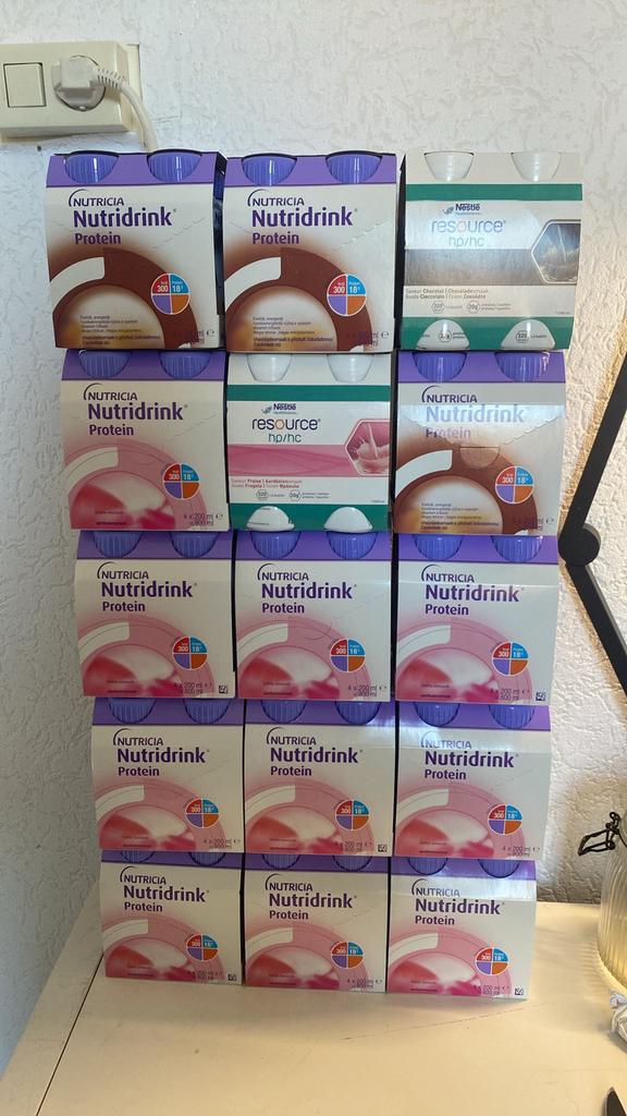 Grote partij Nutridrink Protein & Resource drinkvoeding, Diversen, Levensmiddelen, Ophalen