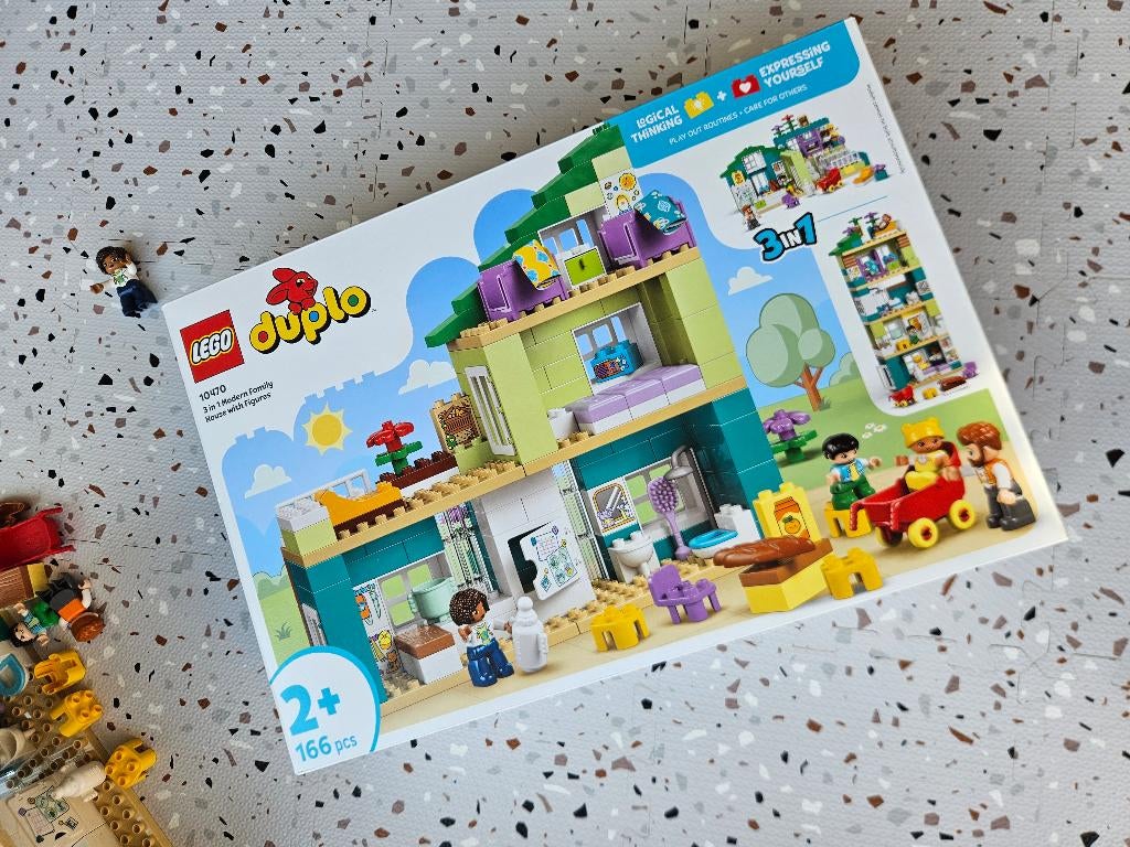 LEGO Duplo Town 10470 - Woonhuis, Ophalen of Verzenden, Zo goed als nieuw, Complete set, Duplo