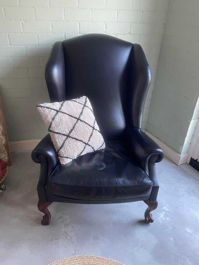 Nog goede fauteuils, Huis en Inrichting, Fauteuils, Ophalen of Verzenden, Zo goed als nieuw, 50 tot 75 cm, Leer