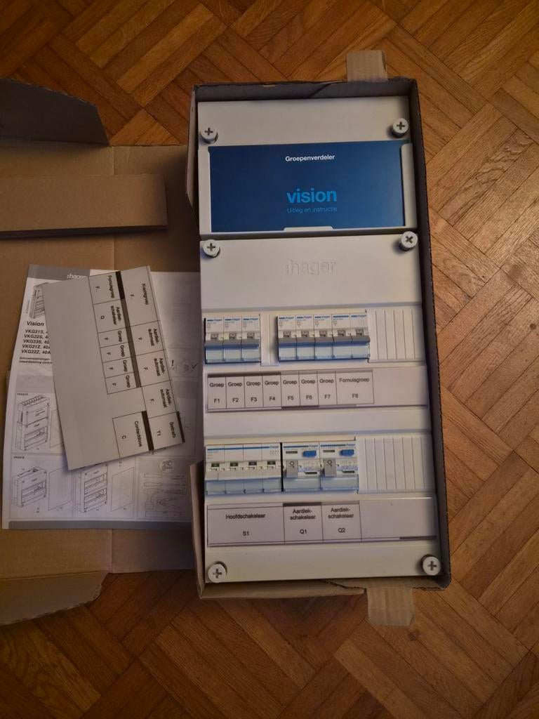 3 fase hager groepenkast Nieuw !, Ophalen of Verzenden, Nieuw, Overige typen