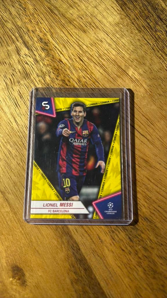 Lionel Messi Image Variation Common Topps Superstars, Ophalen of Verzenden, Zo goed als nieuw, Plaatje