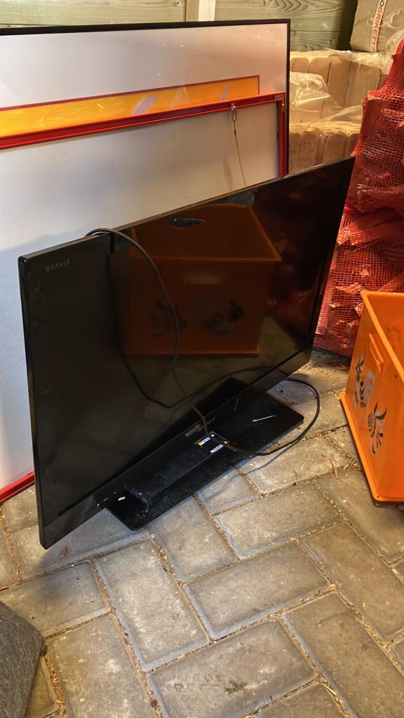 Sony Bravia LCD televisie 32inch. Pc monitor, Ophalen, Gebruikt, 50 Hz, LCD