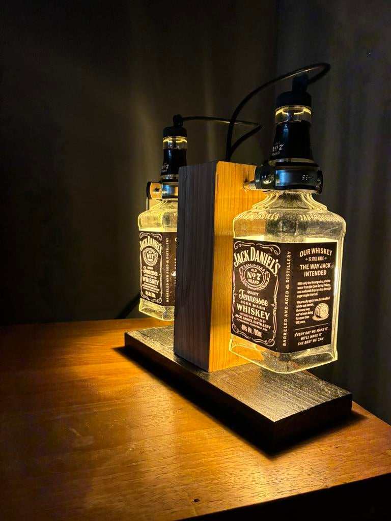Jack Daniel’s tafellamp, Mancave, womancave, Nieuw, Ophalen of Verzenden, Minder dan 50 cm