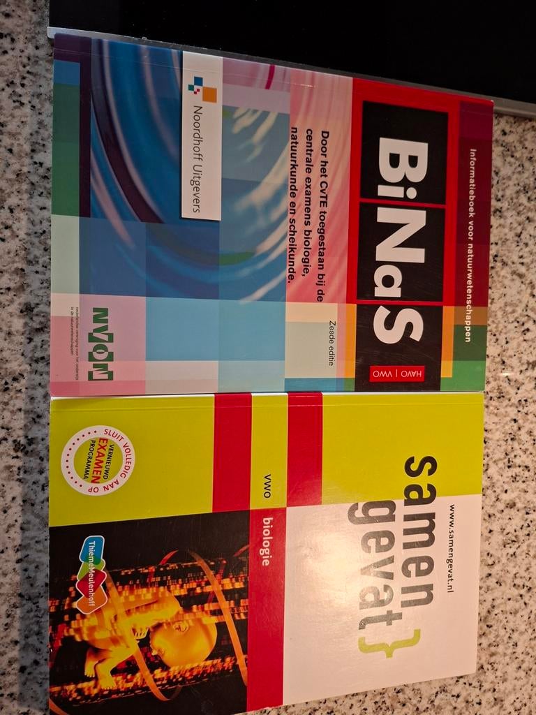 BiNaS en Samengevat Biologie + Scheikunde VWO +NTI cursussen, Boeken, Ophalen of Verzenden, Beta, WO