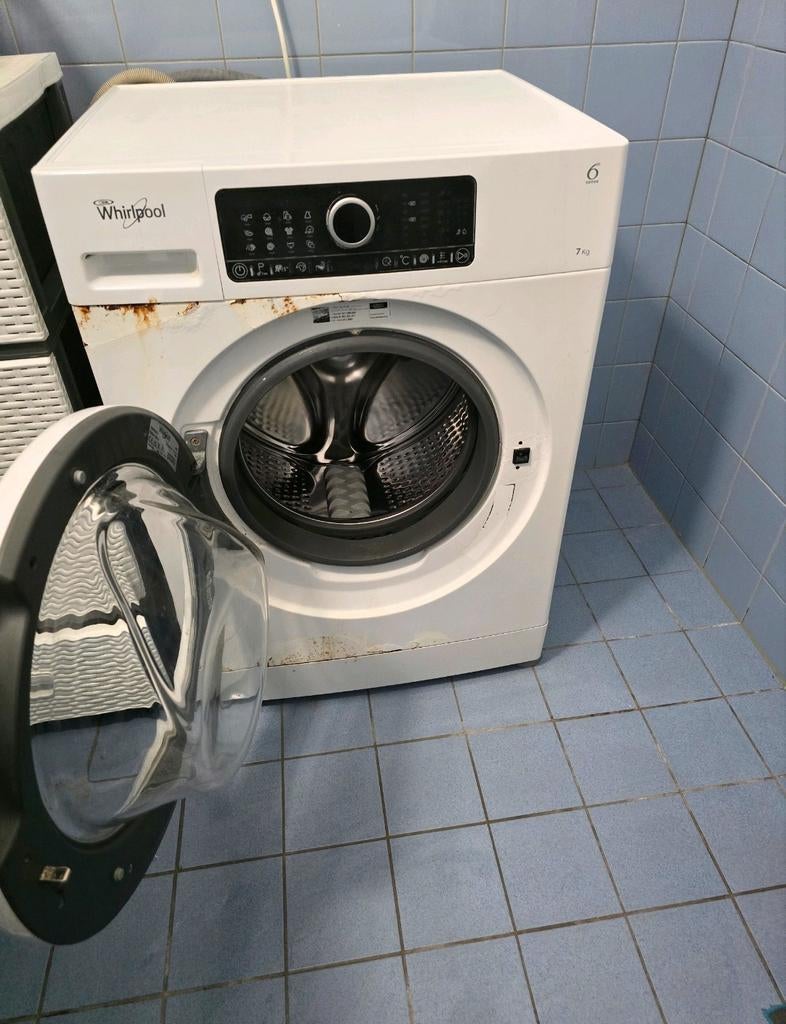 Whirlpool voorlader wasmachine 7 kg, 1400 toeren, Ophalen