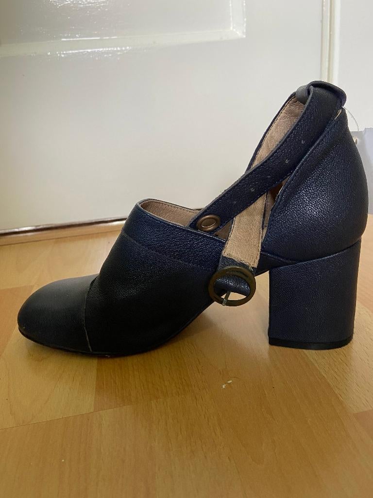 Fly London schoentjes maat 37, Blauw, Ophalen of Verzenden, Zo goed als nieuw, Schoenen met hoge hakken