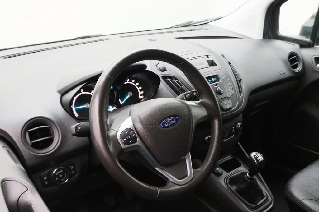 Ford Transit Courier 1.5 TDCI Trend Leer, Airco, Trekhaak, S, Voorwielaandrijving, Gebruikt, 4 cilinders, Blauw