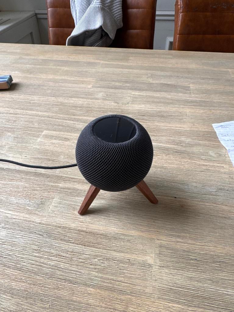 Apple HomePod Zwart - Slimme Speaker met Geweldig Geluid, Overige merken, Overige typen, Ophalen of Verzenden, Zo goed als nieuw