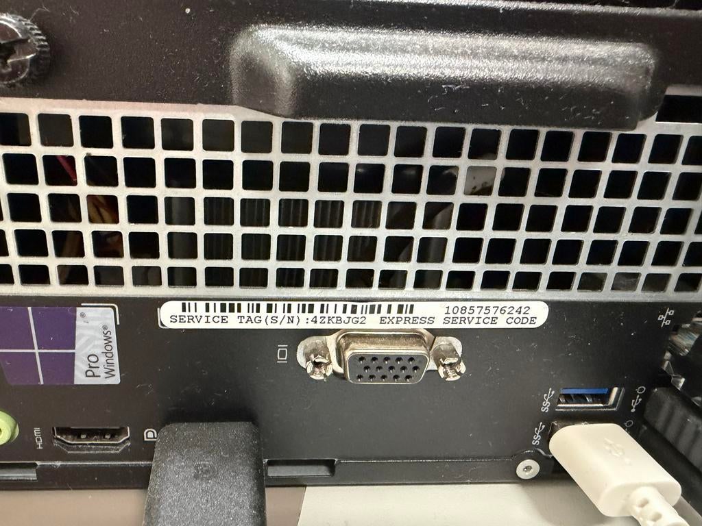 Dell OptiPlex 3040 SFF Desktop PC - Intel Core i5, Ophalen, Gebruikt, Met monitor, Onbekend