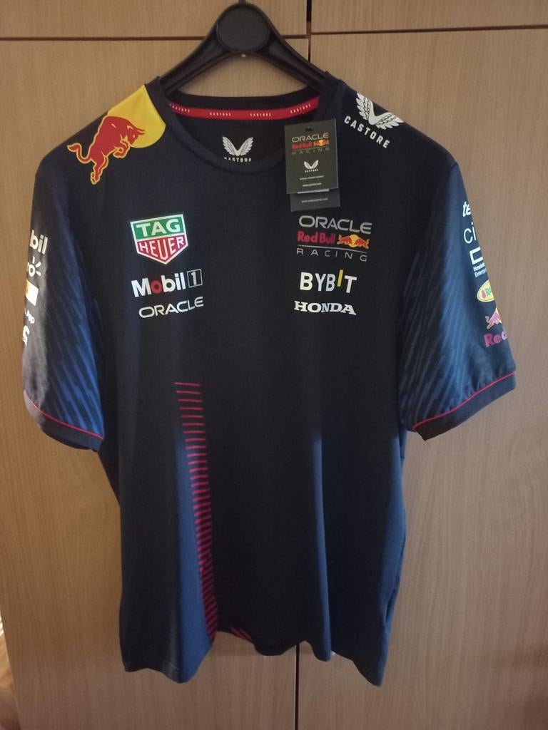 F1 Red Bull Racing Max Verstappen t-shirt, Ophalen of Verzenden, Nieuw, Overige maten, Blauw
